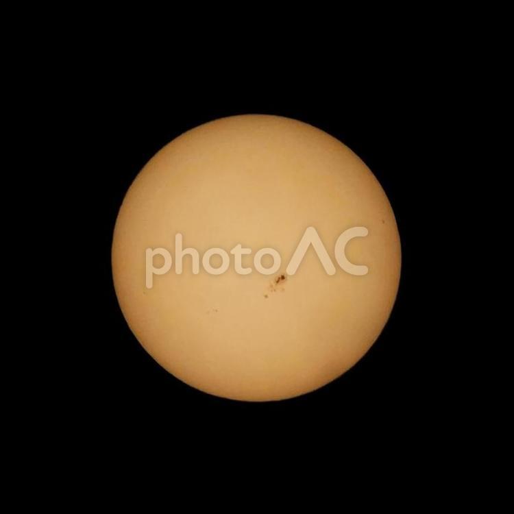 太陽の黒点②・天体 太陽,黒点,星の写真素材