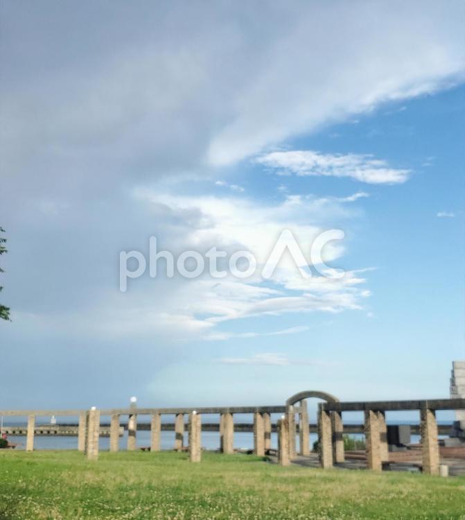 空と風景 空,雲,海の写真素材