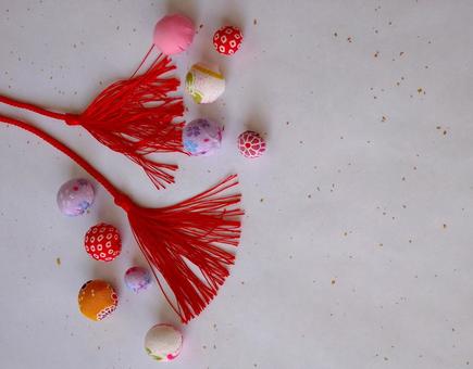 和のきらめきに包まれた福の一粒 正月,背景,正月飾りの写真素材