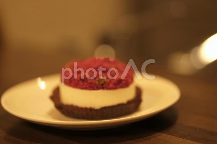 お家デザートのチーズケーキ デザート,スイーツ,料理の写真素材