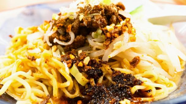 冷やしタンタンメン 冷やしタンタンメン 冷やし担担麺,夏,担担麺の写真素材