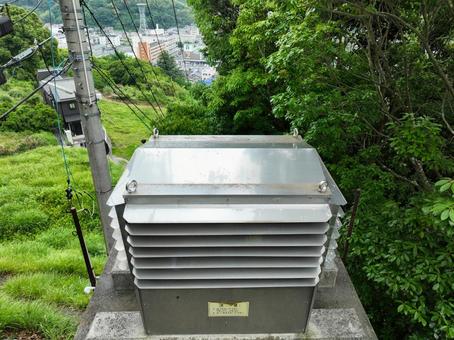 八幡浜市　愛宕のミュージックサイレン ミュージックサイレン,音,音楽の写真素材