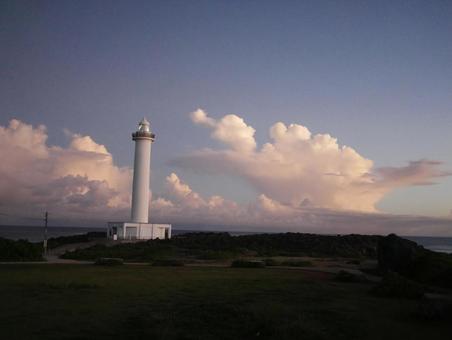 灯台 自然,風景,シルエットの写真素材