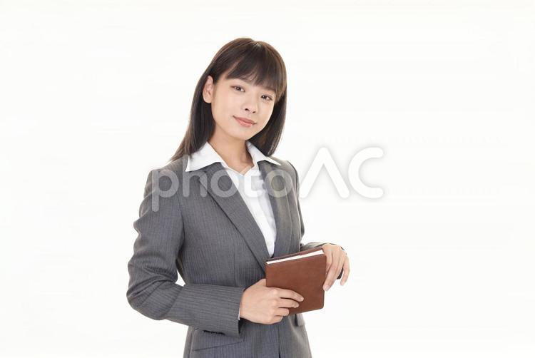笑顔のビジネスウーマン ビジネス,女性,仕事の写真素材