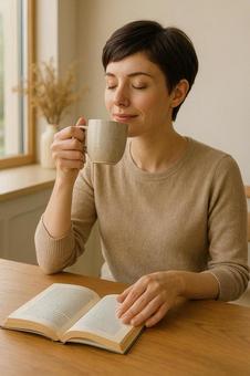 静かな窓辺のくつろぎ  静かな窓辺のくつろぎの写真