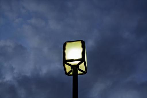 ポールライト ポールライト,公園灯,街路灯の写真素材