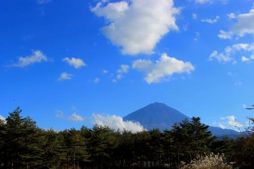 秋の富士山 秋の富士山の写真
