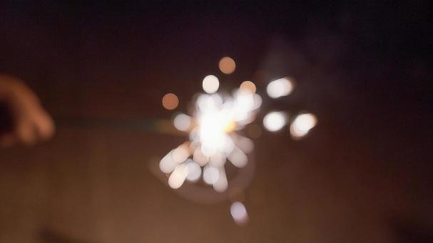 Photo, handheld fireworks, image, soft focus, 