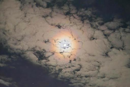 月暈の写真 月暈の写真の写真