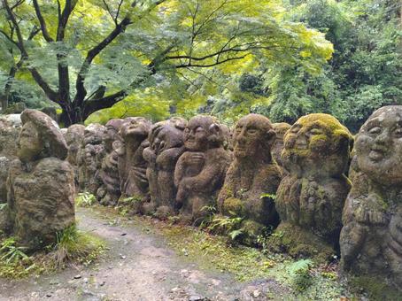 京都嵐山の奥・愛宕念仏寺のみ仏様 京都嵐山の奥・愛宕念仏寺のみ仏様の写真