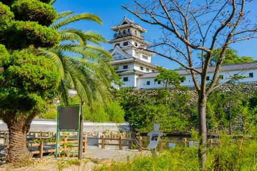 今治城の風景 今治城の風景の写真