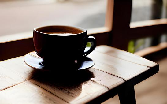 ホットコーヒー ホットコーヒー ブラックコーヒー,ブラック,コーヒーの写真素材