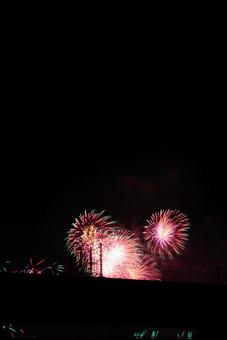 夏の夜空を彩る花火大会 花火,花火大会,夜空の写真素材
