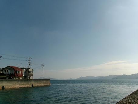 海 海,空,海街の写真素材