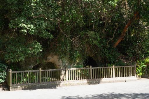 西南戦争決戦の地 西郷洞窟 西南戦争決戦の地 西郷洞窟 明治政府,偉人,英雄の写真素材