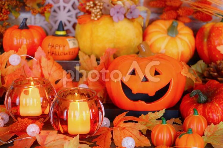 ハロウィンのかぼちゃ ハロウィン,かぼちゃ,秋の写真素材