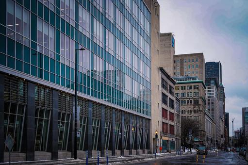 Buildings lining the street (Montreal), JPG