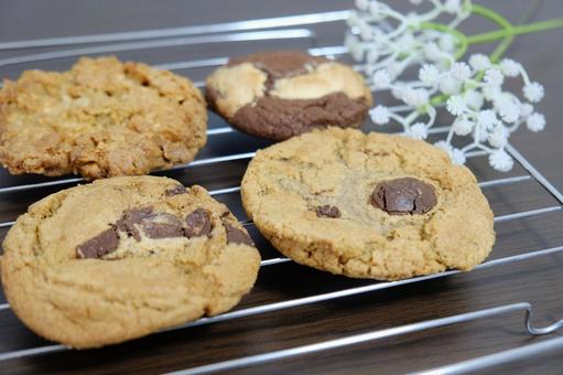 アメリカンクッキー チョコチップクッキー,アメリカンクッキー,チョコチップの写真素材