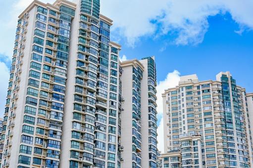 中国社会・上海の高層マンション群 中国社会・上海の高層マンション群 上海,マンション,住宅の写真素材