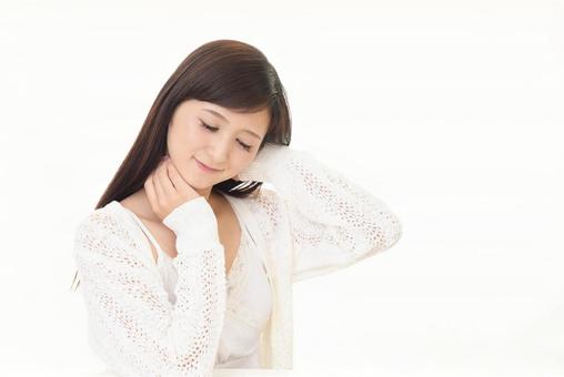 くつろぐ女性 くつろぐ女性 女性,主婦,健康の写真素材