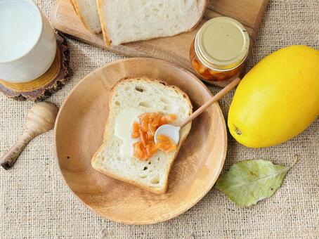 花梨ジャム 花梨,ジャム,フルーツの写真素材