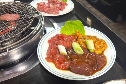 焼き肉盛り合わせ 焼き肉,焼肉,焼き肉屋の写真素材