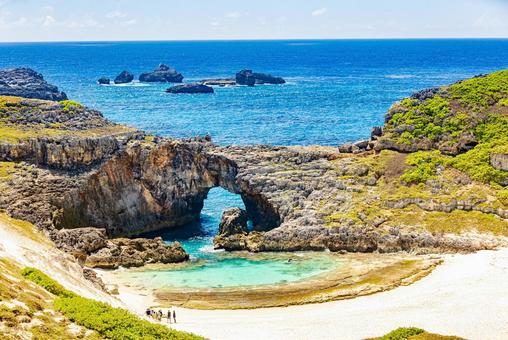 小笠原諸島・父島 南島の風景 小笠原諸島・父島 南島の風景 父島,小笠原諸島,南島の写真素材
