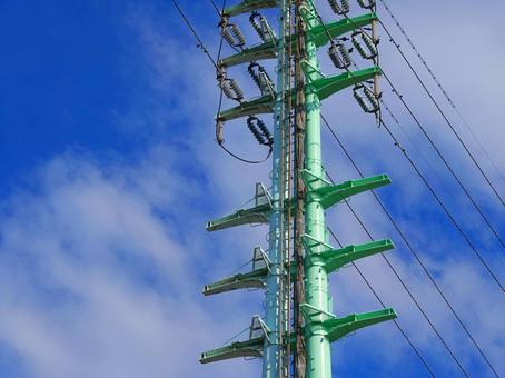 大切なインフラ・送電鉄塔 大切なインフラ・送電鉄塔 鉄塔,送電線,碍子の写真素材