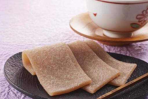 生八つ橋 生八つ橋 生八つ橋,生菓子,お茶の写真素材