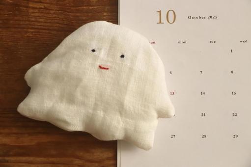 カレンダー 10月ハロウィンイメージ カレンダー 10月ハロウィンイメージ 10月,ハロウィン,10月イメージの写真素材