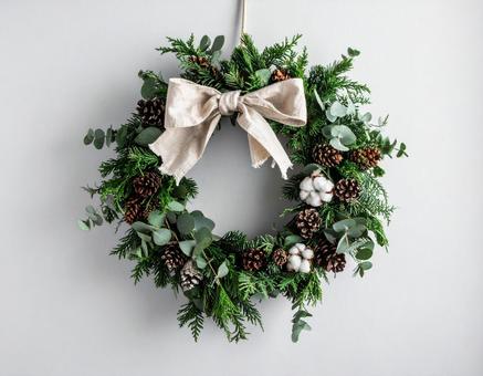 ナチュラル クリスマススワッグ ナチュラル クリスマススワッグの写真