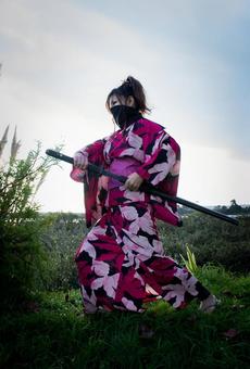 鬼滅の世界 鬼滅の世界 鬼滅の刃,着物,刀の写真素材