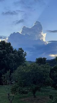 夏の空 入道雲① 夏の空 入道雲① 入道雲,空,夏空の写真素材
