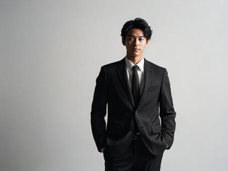 クールな男性ビジネスマンのポートレート クールな男性ビジネスマンのポートレートの写真
