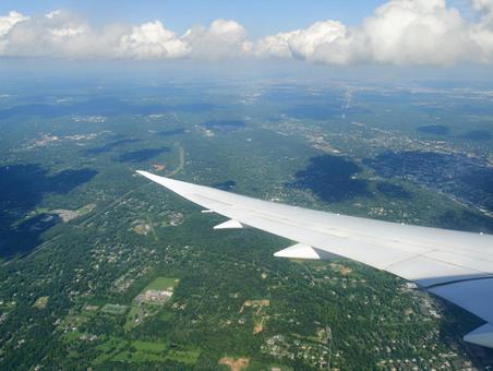 上空の景色 上空の景色 飛行機,上空の景色,雲の写真素材