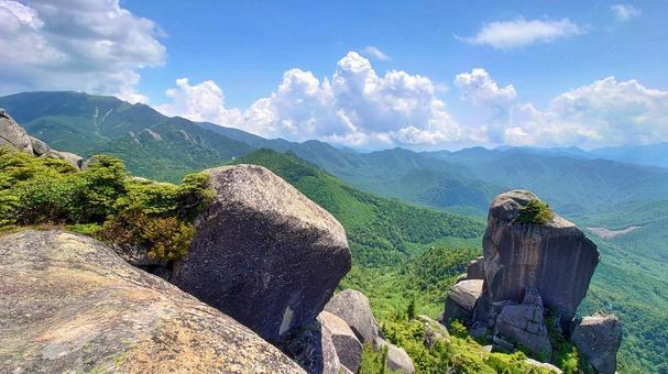 瑞牆山 瑞牆山 山,登山,景色の写真素材