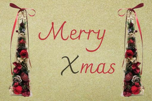 クリスマスのテクスチャ（赤）の写真