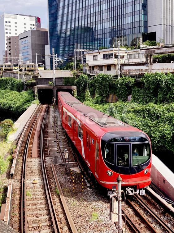 東京風景・御茶ノ水 御茶ノ水,丸ノ内線,トンネルの写真素材