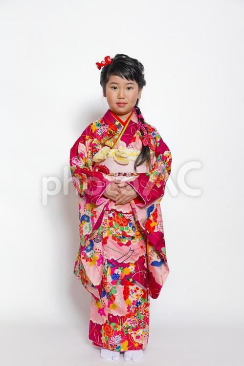 七五三 日本,日本人,七五三の写真素材