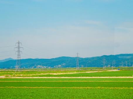 A tranquil view of Niigata, lined with steel towers, JPG A tranquil view of Niigata, lined with steel towers, JPG