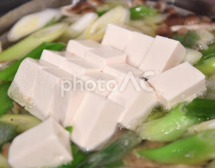 鍋　豆腐　湯豆腐　冬の味覚 とうふ,鍋,鍋料理の写真素材
