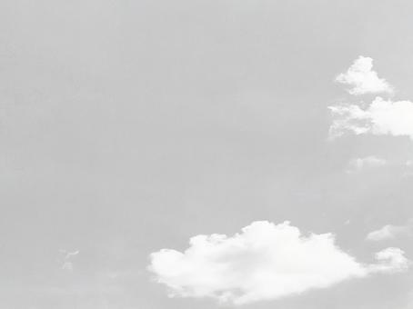 空（モノクロ）の写真