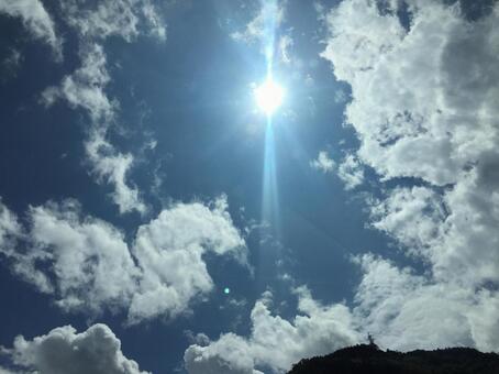 太陽と空 太陽と空の写真