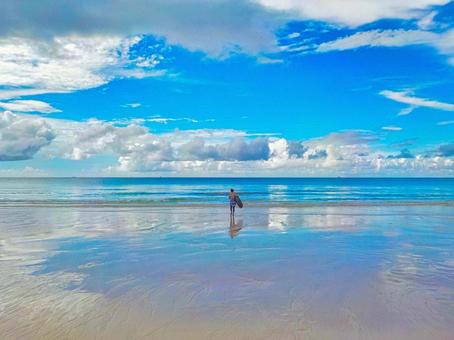 宮古島の海 海,宮古島,沖縄の写真素材