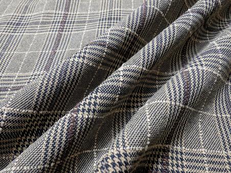 秋冬チェックの布地5 秋冬チェックの布地5 生地,布,ジャガードの写真素材