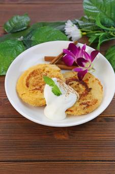 おからパンケーキの写真