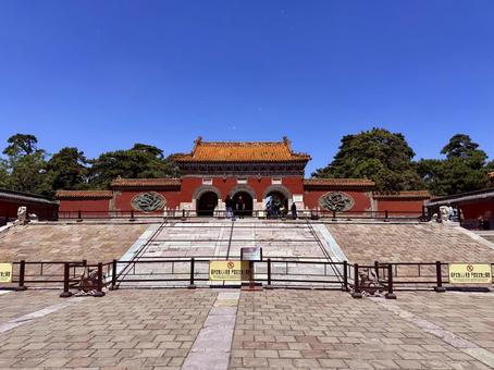 昭陵の入り口 昭陵の入り口 北陵公園,中国,海外の写真素材