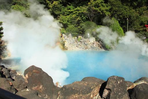 海地獄 海地獄,別府温泉,地獄の写真素材