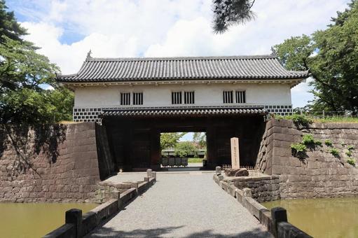 新発田城・本丸表門(国重文)、新潟県 新発田城・本丸表門(国重文)、新潟県 新発田城,本丸表門,重要文化財の写真素材