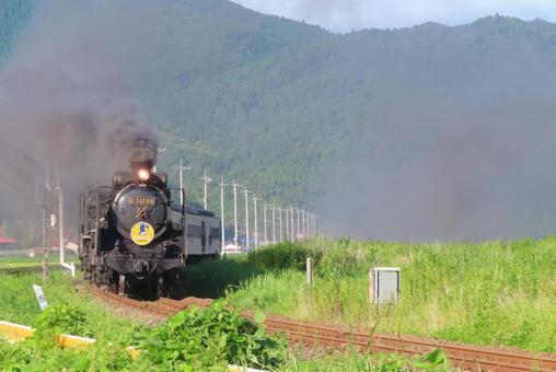SLやまぐち号 D51 SLやまぐち号 D51 sl,d51,やまぐち号の写真素材